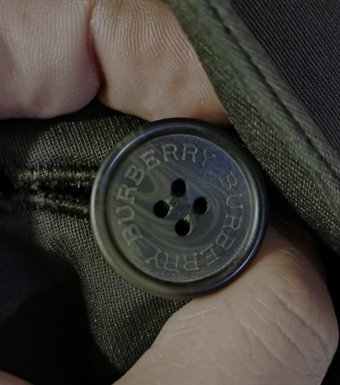 버버리 빅사이즈 오버핏 맥코트 진카키 내피 포함 상품이미지7