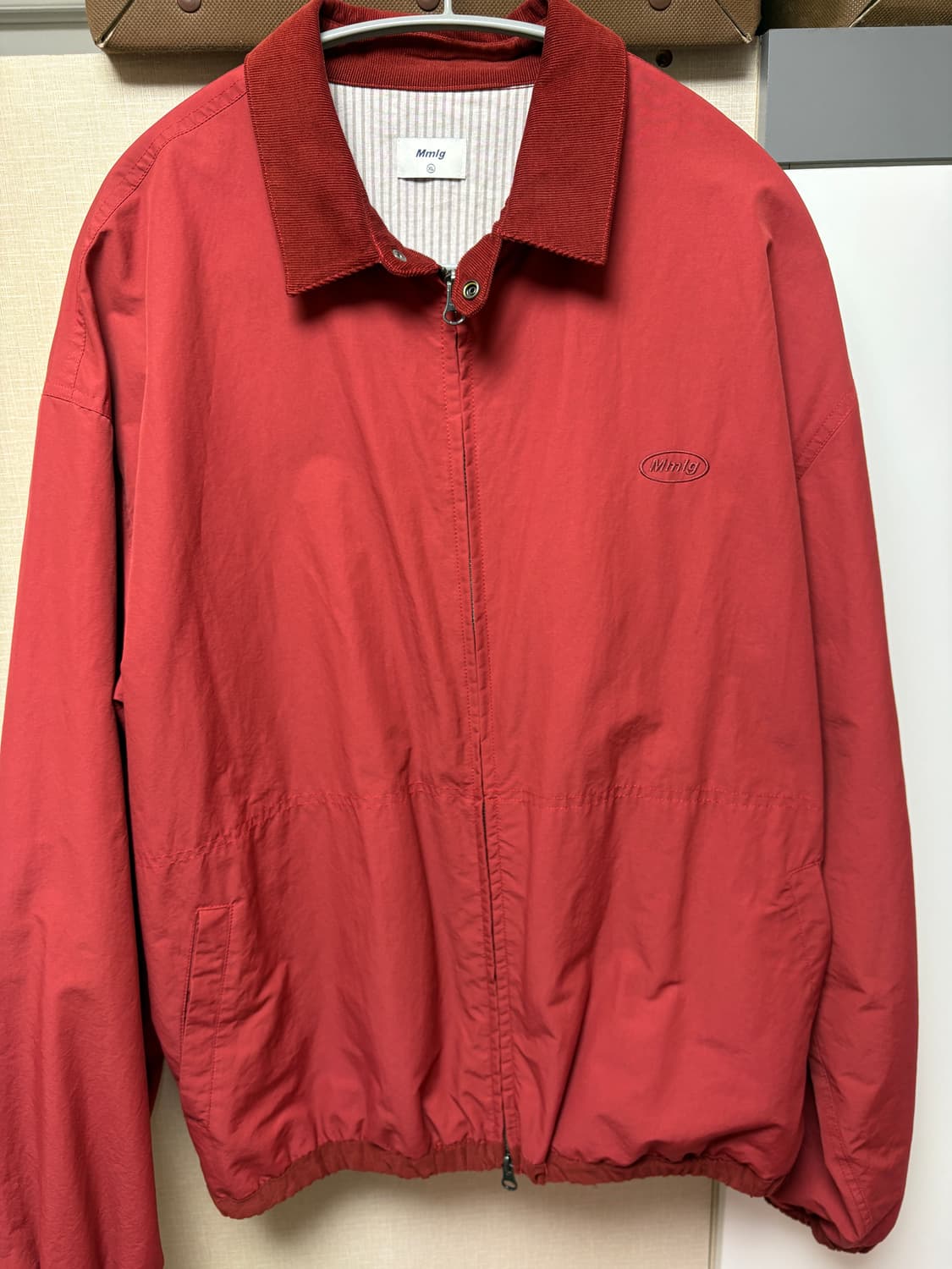 Mmlg 해링턴 점퍼 red(XL) 상품이미지1