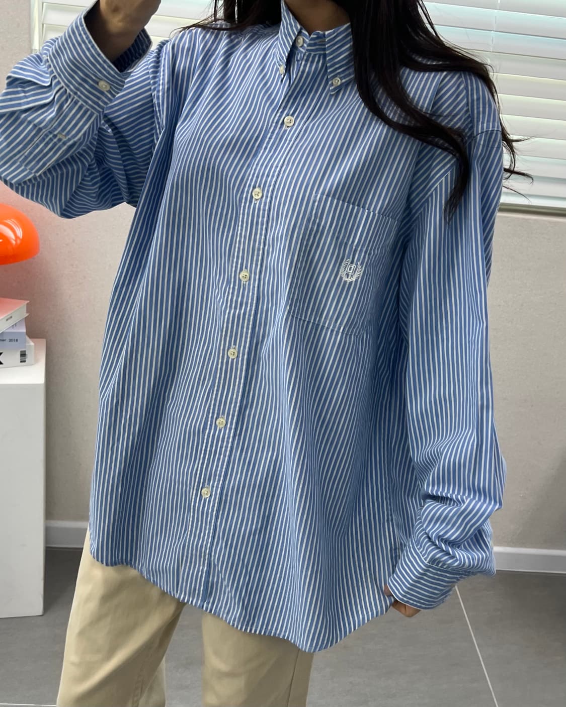 (L)CHAPS 랄프로렌 스트라이프셔츠-M1672 상품이미지2