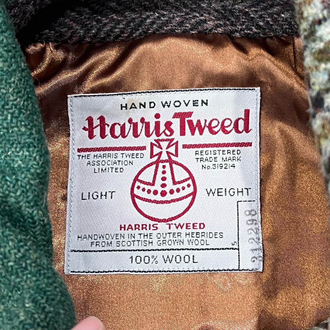 해리스트위드 멀티체크 울코트 s08891 상품이미지6