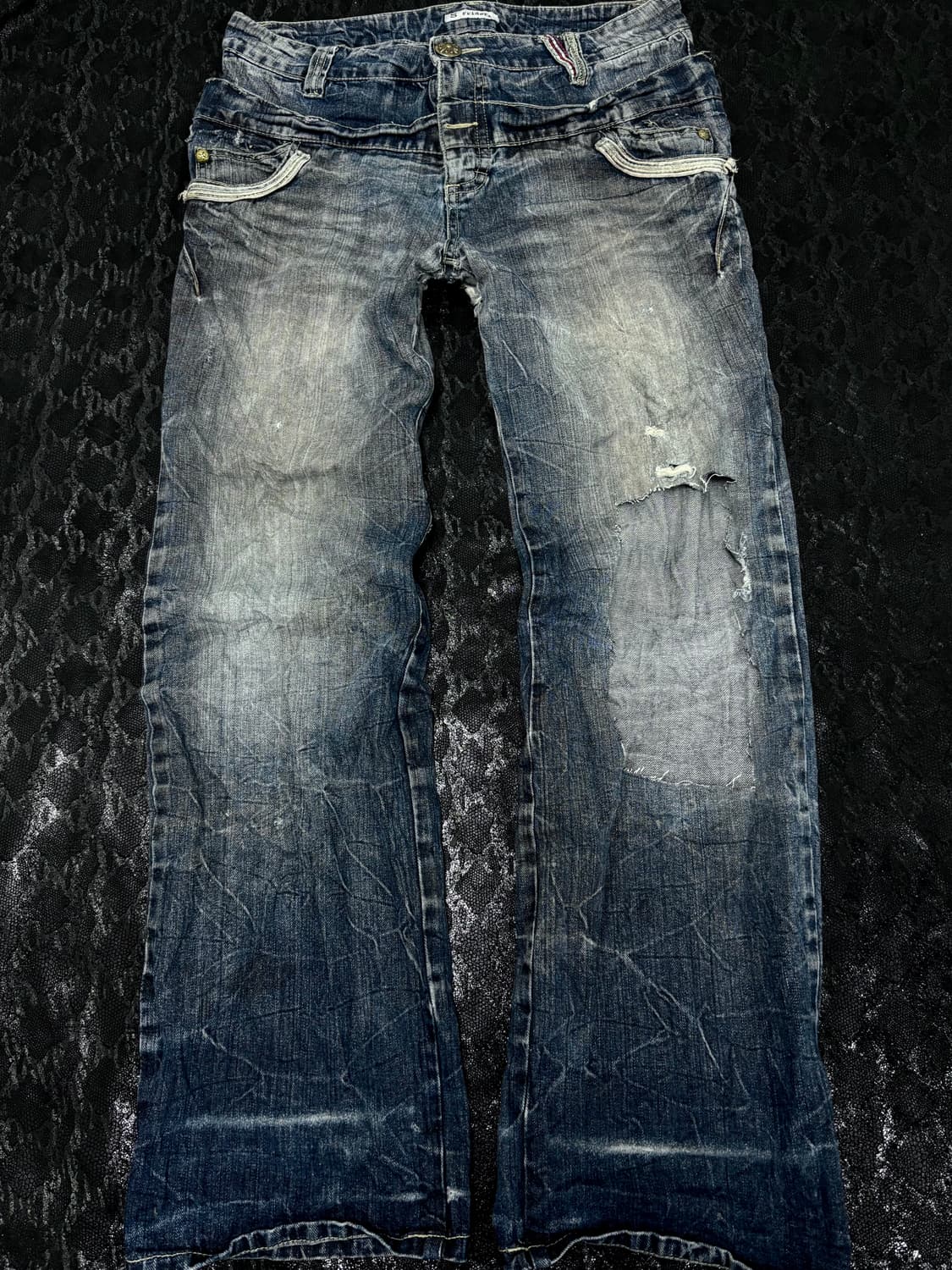 “SORRIDERE” Y2K Grunge Mood Wide Fit Pan 상품이미지4