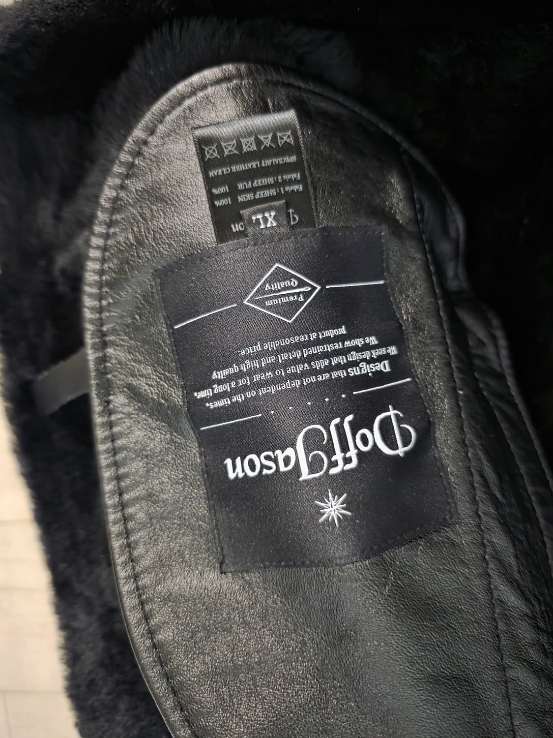 도프제이슨 램스킨 리얼 무스탕 xl 상품이미지3