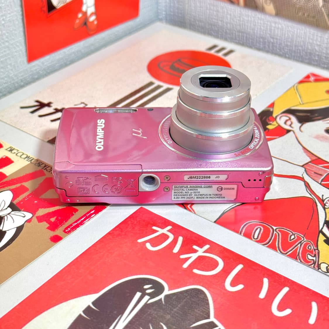 올림푸스 뮤 5010 베이비 핑크 빈티지디카 상품이미지4