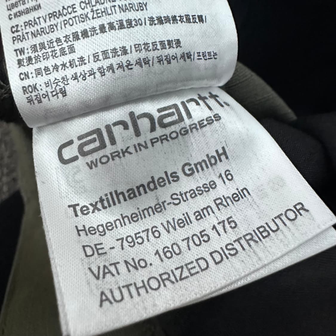 칼하트 WIP 워크 포켓 팬츠 카키 30.5인치 상품이미지9