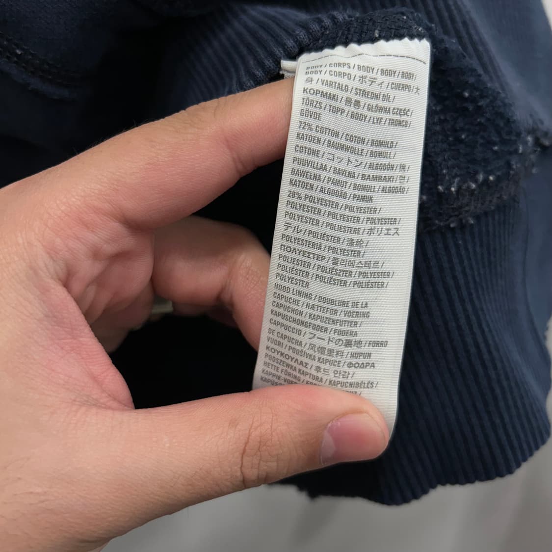 아베크롬비 머슬핏 자수로고 헤비코튼 후드티 상품이미지4