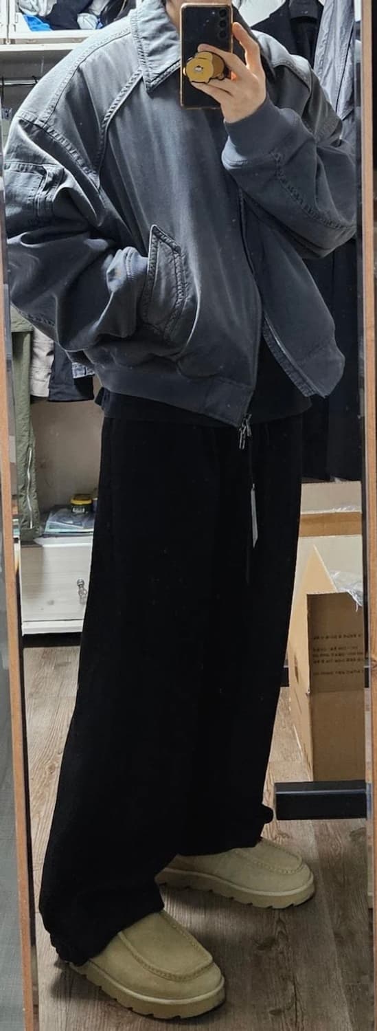 준지 컬렉션 마이크로 코듀로이 MA-1 46사이즈 판매합니다☺️ 상품이미지6