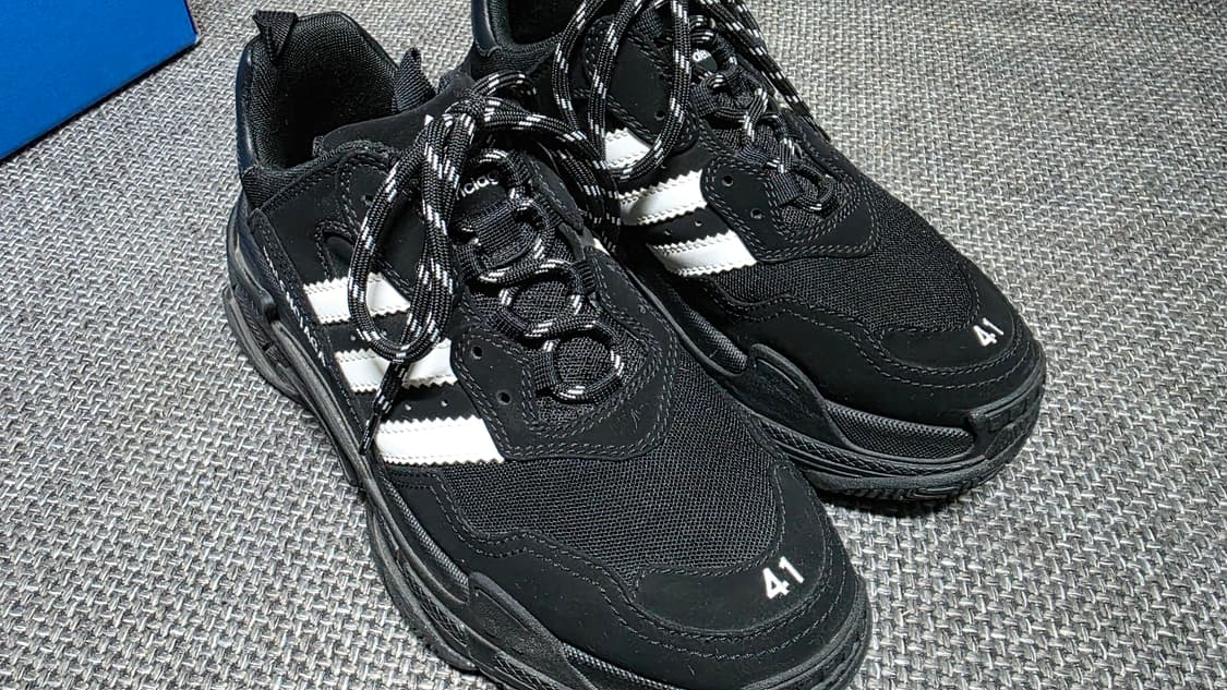 아디다스 발렌시아가 트리플S 블랙 41사이즈 상품이미지3