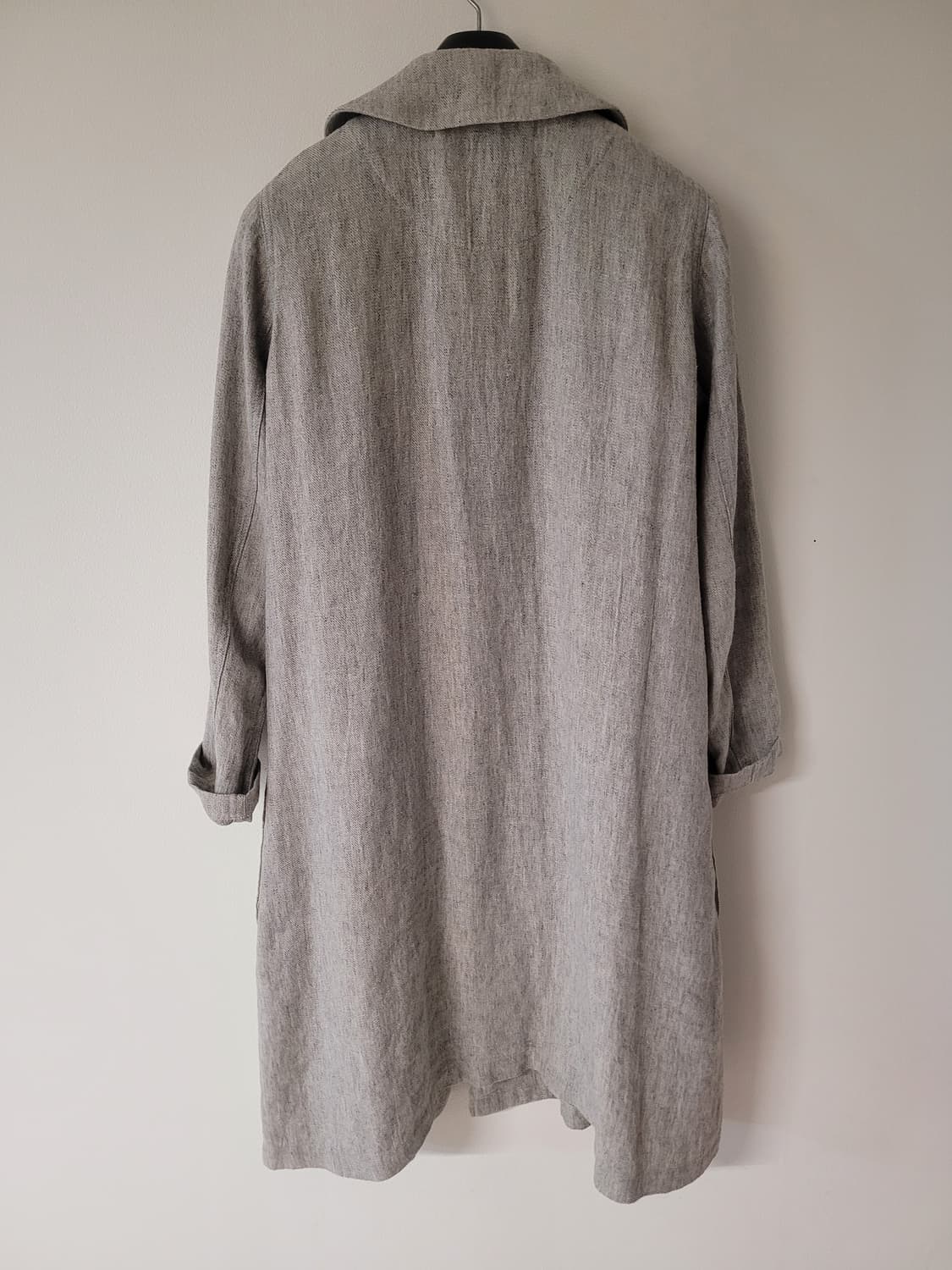 일본) 카반드주카 윙카라 린넨 코트 M 상품이미지2