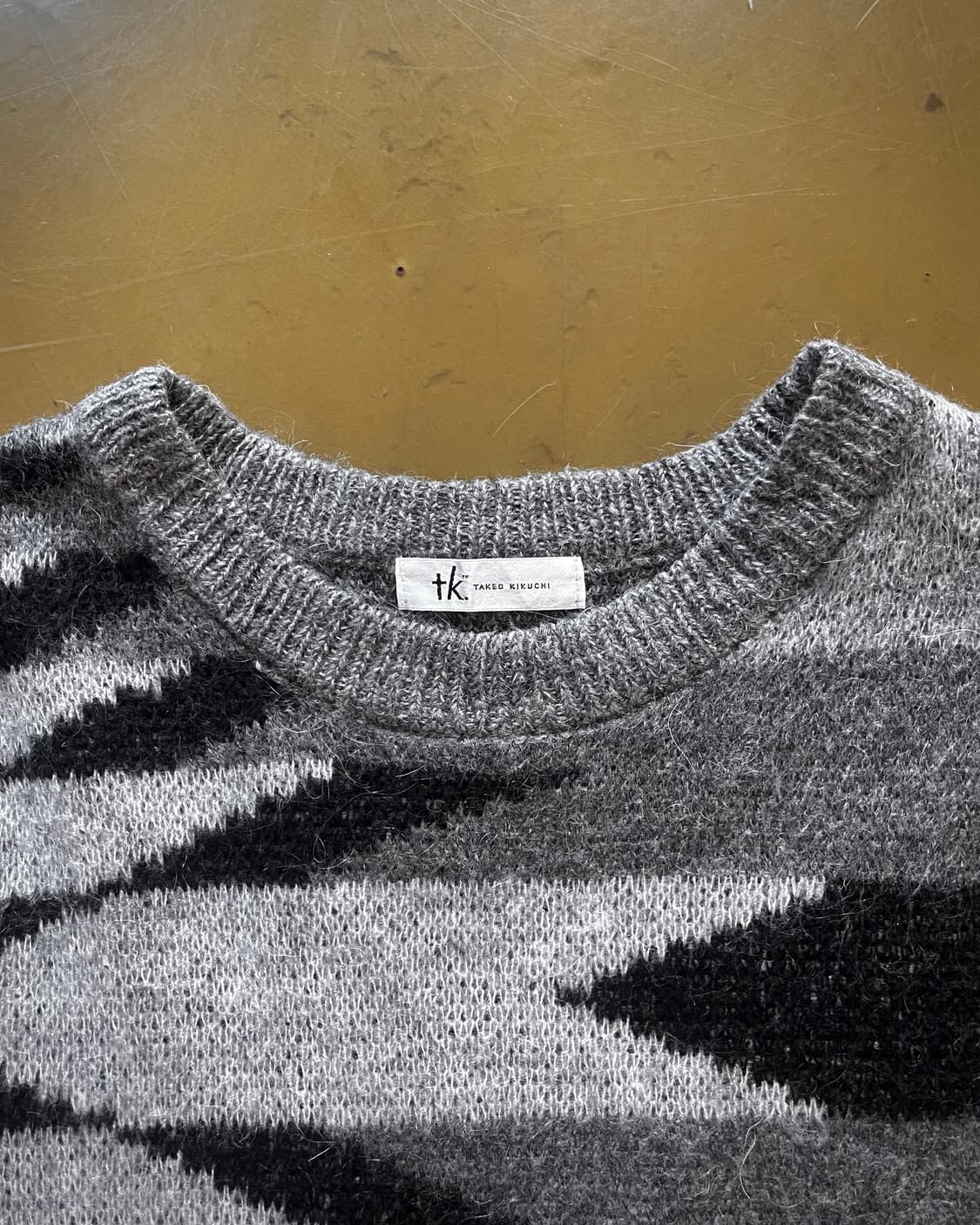 TAKEO KIKUCHI Navajo Mohair Knit Sweater 상품이미지4