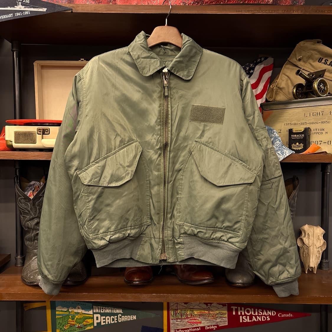 70s USAF 오리지널 밀리터리 CWU-45/P 플라이트 자켓N1265 상품이미지1