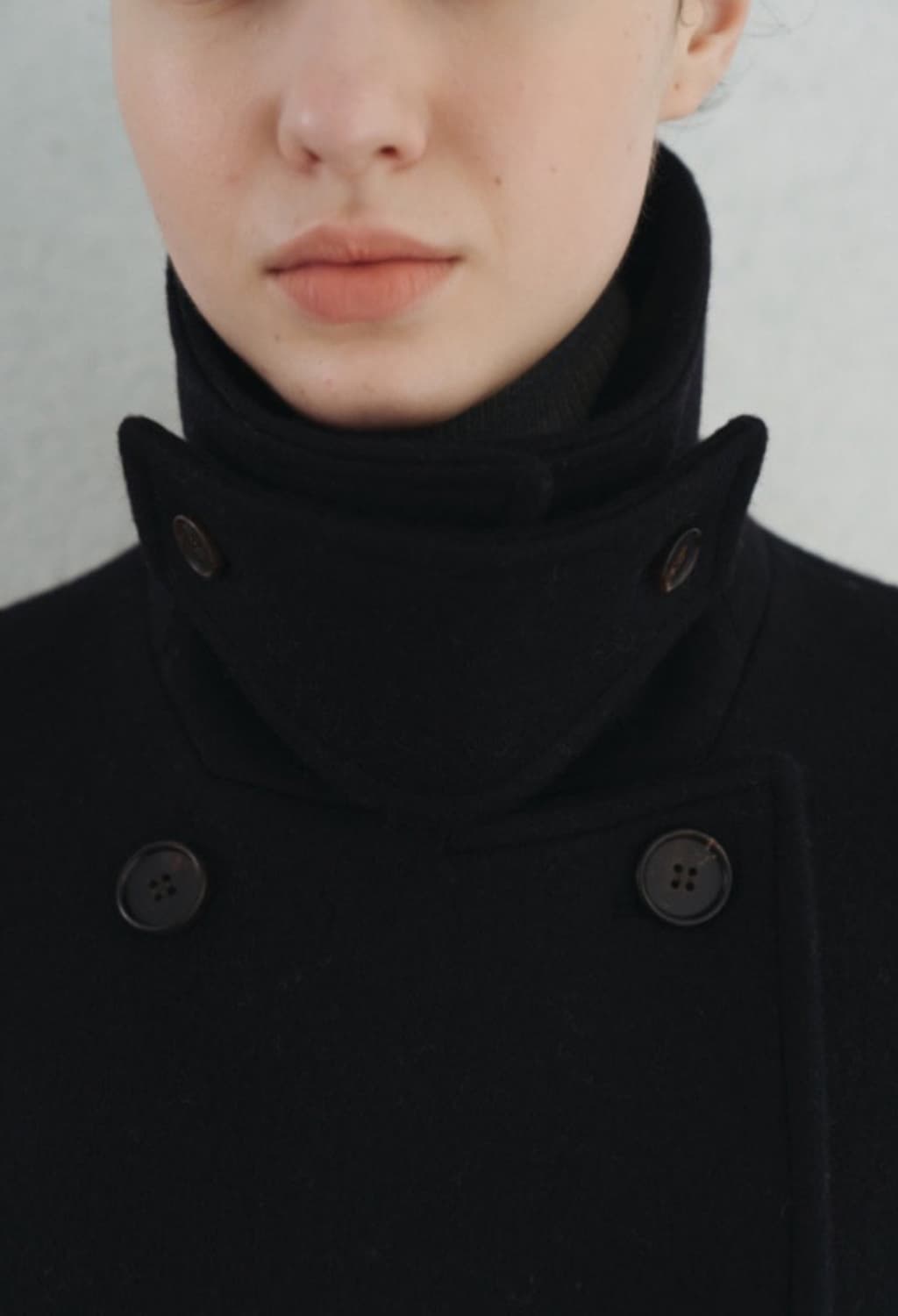 언더스탠딩 울 피코트 네이비 (울 90) 상품이미지3