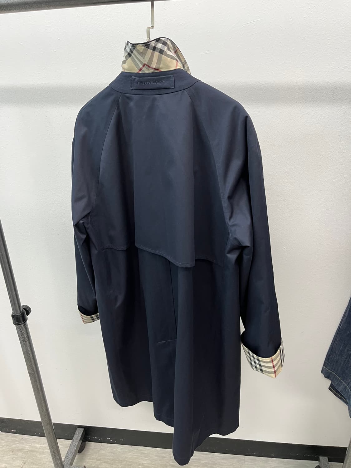 여) 버버리 네이비 개버딘코트 상품이미지6