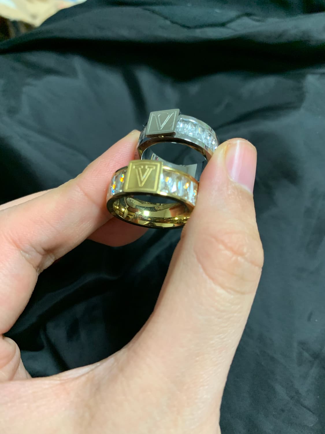 V로고 영롱반지 (개당가격) 상품이미지2