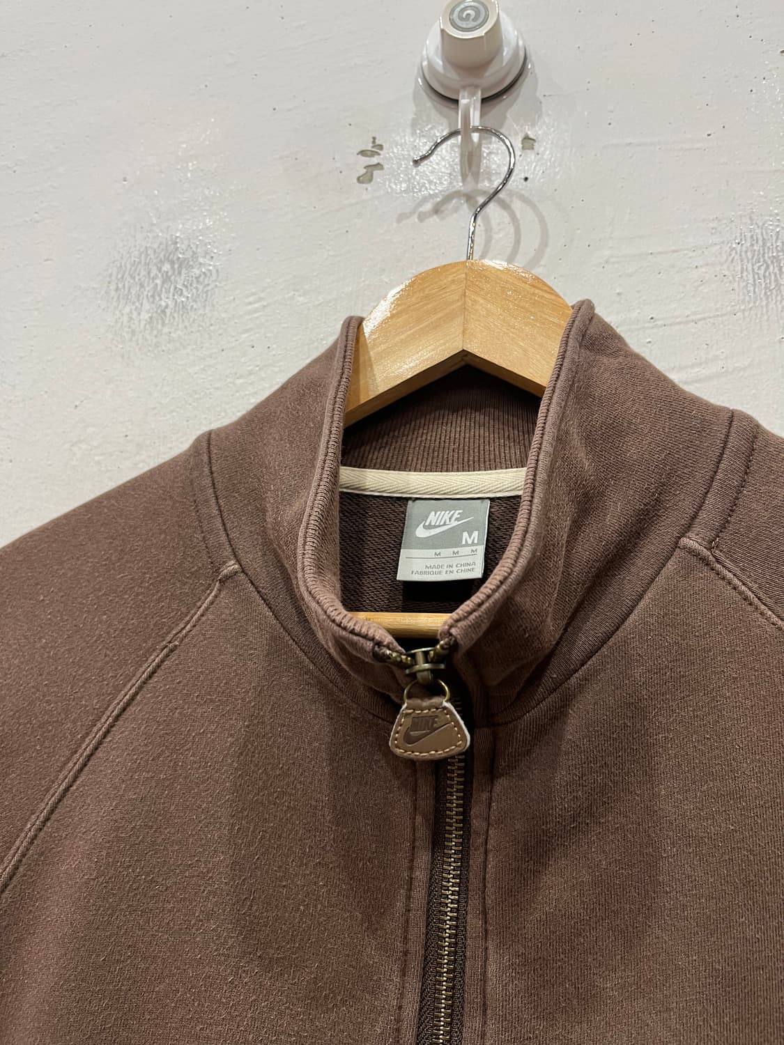 00s 나이키 스웻 집업 져지 브라운 M 상품이미지3