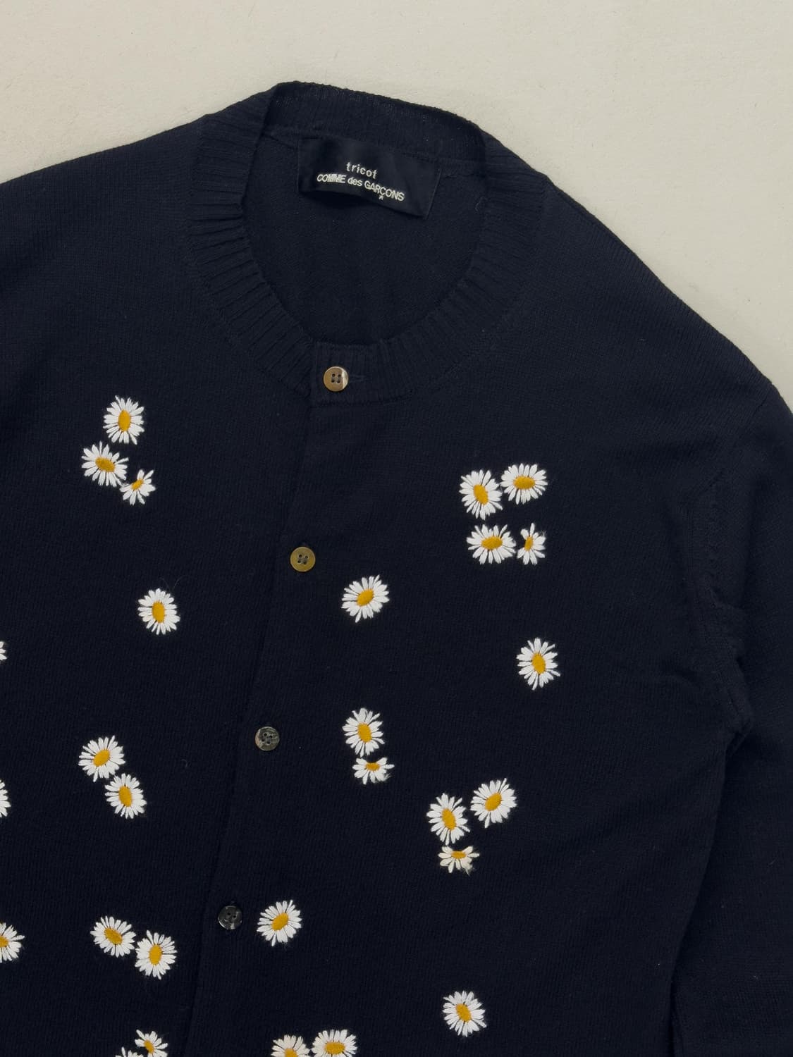 꼼데가르송 tricot 플라워 가디건 상품이미지3