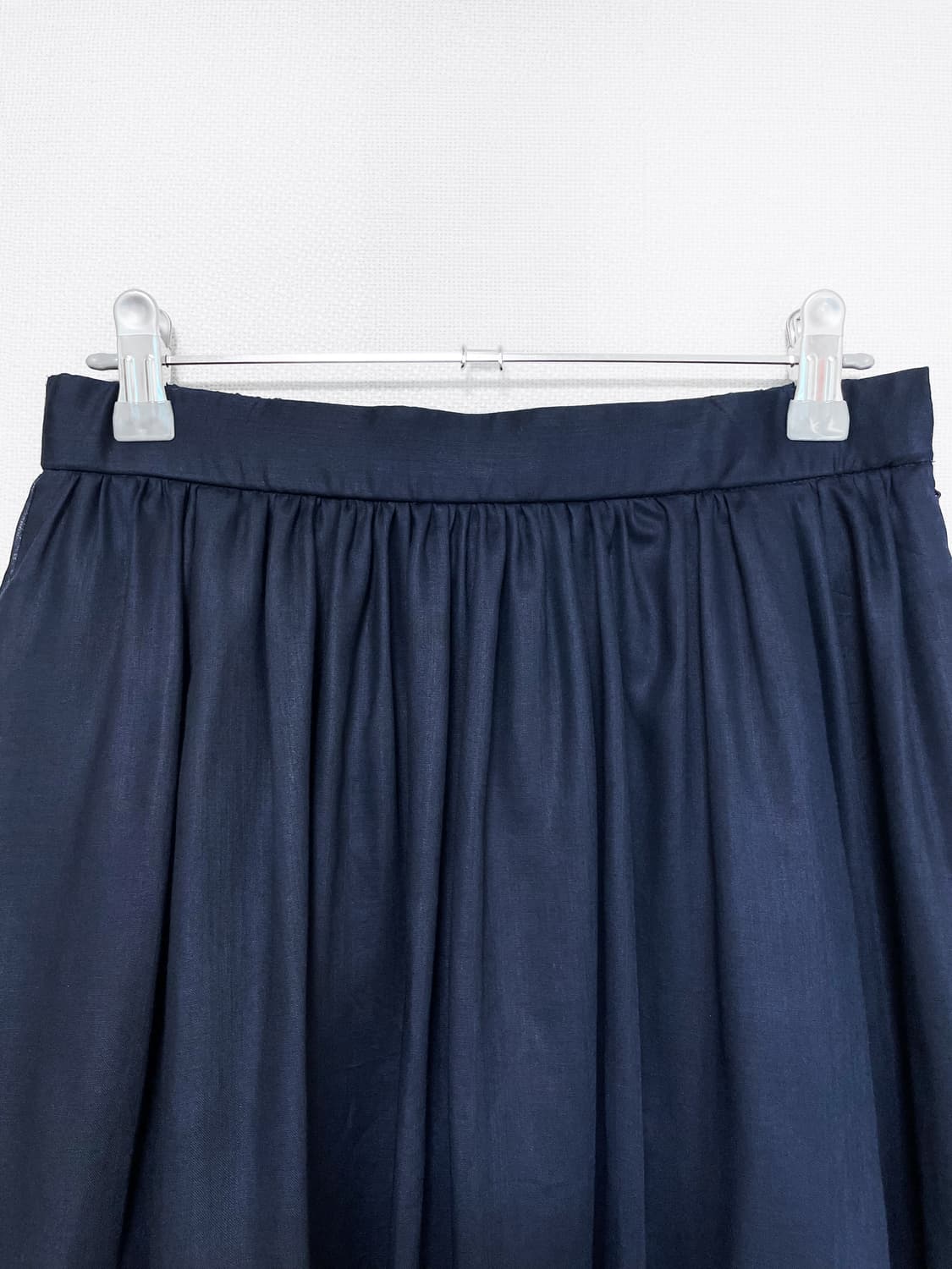 Flare Long Skirt - Dark Navy 상품이미지5