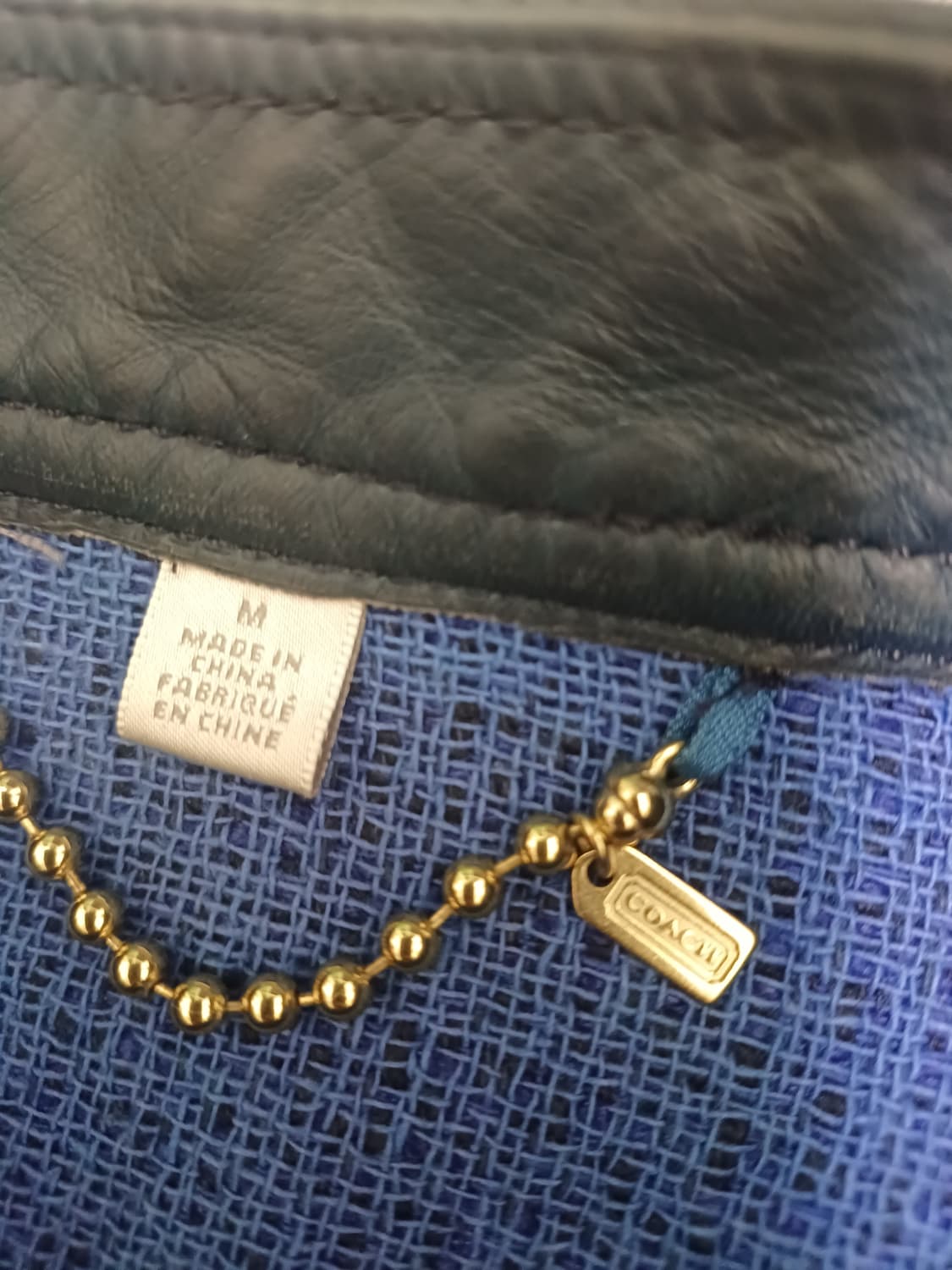 코치(COACH) 트위드 레더 트리밍 자켓  상품이미지4