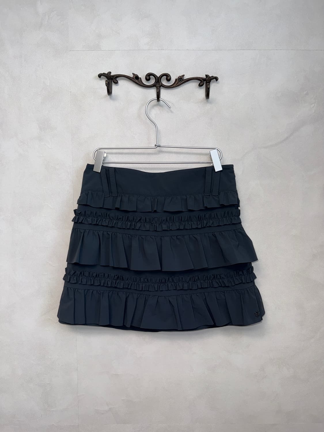St andrews charcoal frill cancan mini sk 상품이미지1