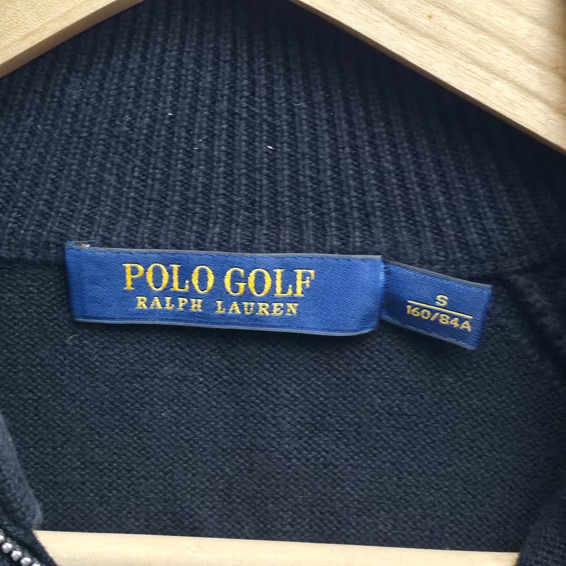 [S] 폴로 랄프로렌 골프 블랙 니트 집업 가디건 상품이미지5