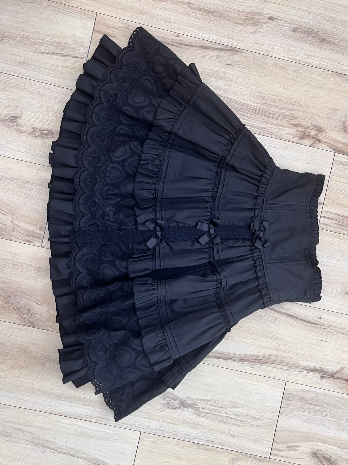 바디라인 고스로리 프릴리본 스커트 상품이미지2