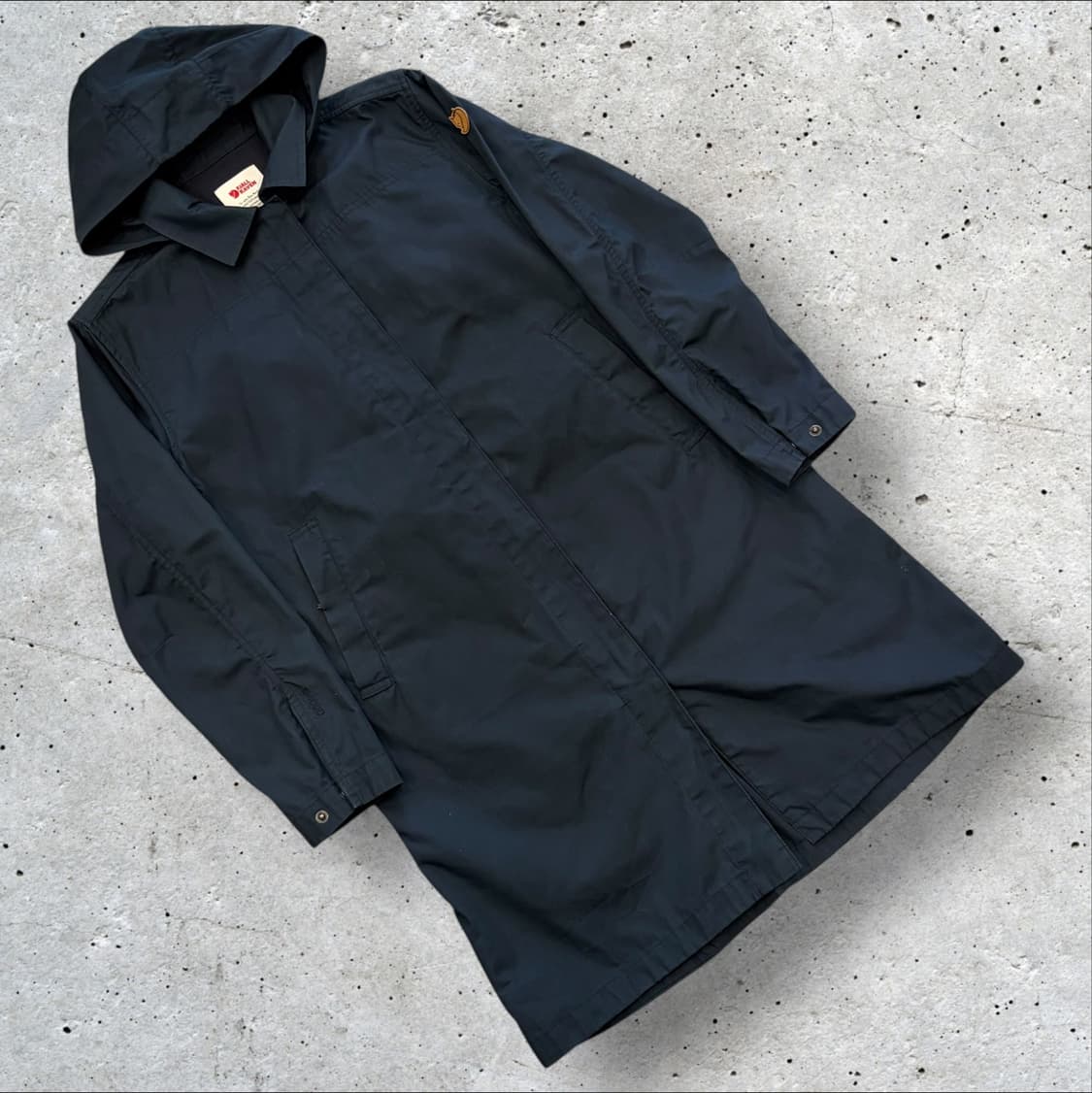 [XXS] 피엘라벤 G-1000 후드 롱 코트 다크네이비 D103 상품이미지1