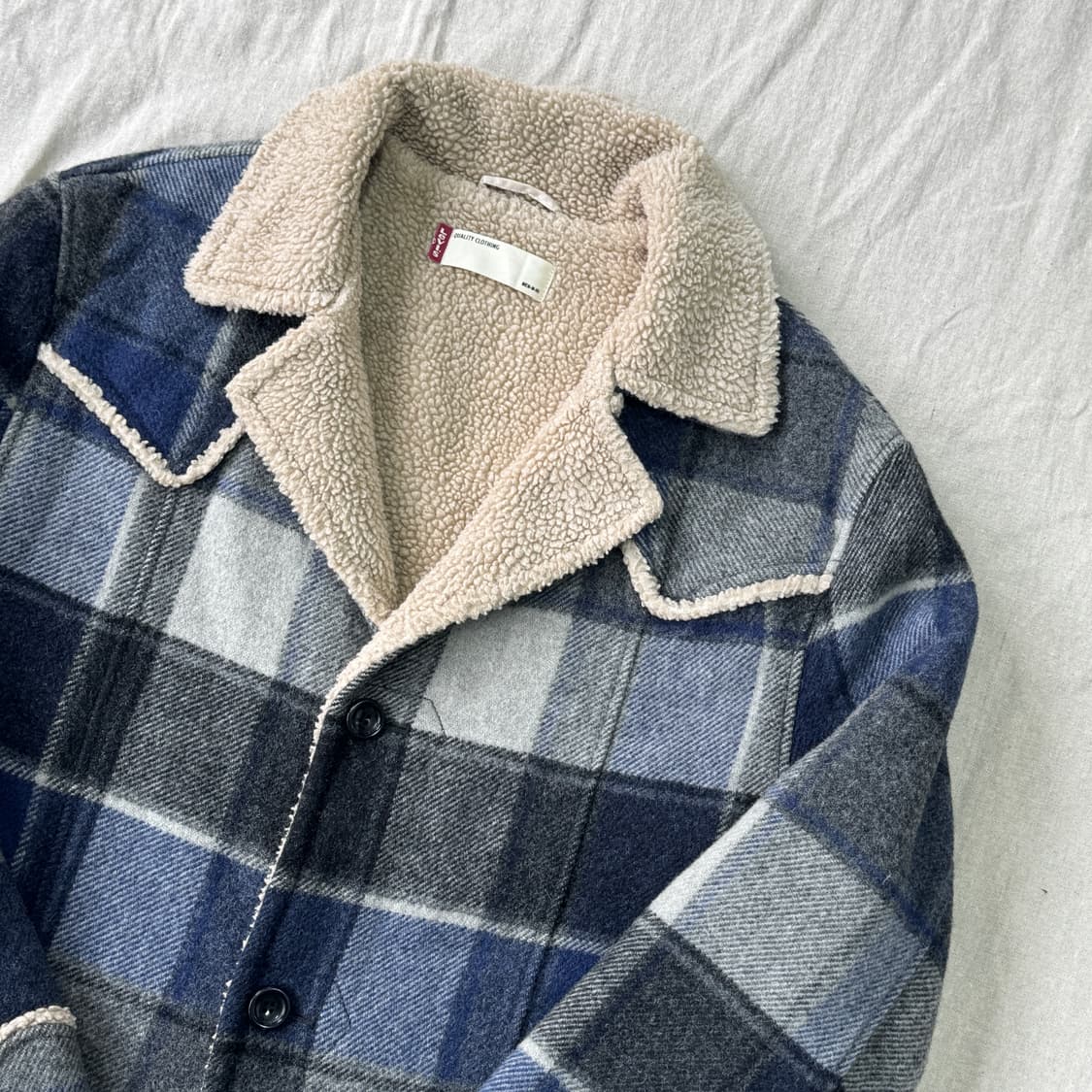 리바이스 빈티지 웨스턴 체크 울 자켓 M 상품이미지2