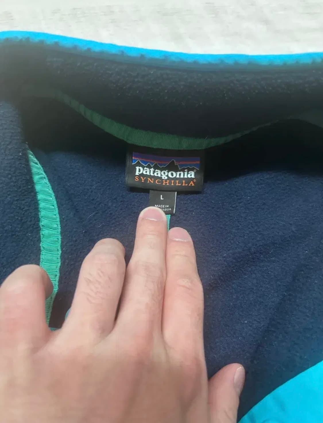파타고니아 라이트웨이트 신칠라 네이비 블루 L 상품이미지2