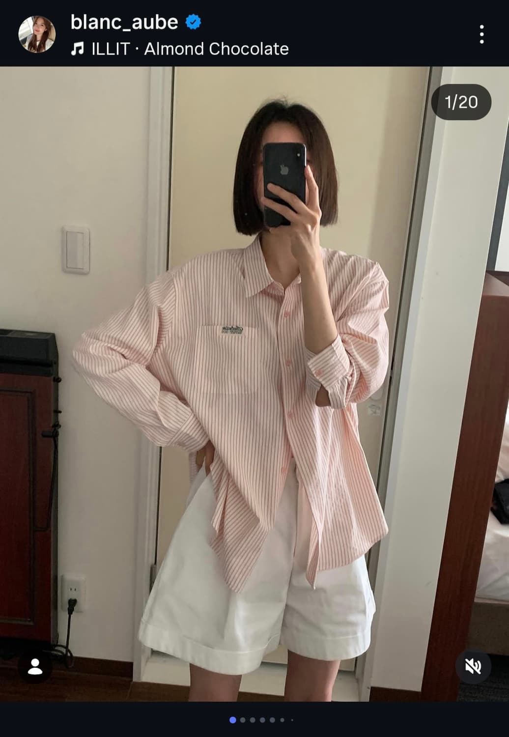 오브유이 스트라이프.셔츠 상품이미지2