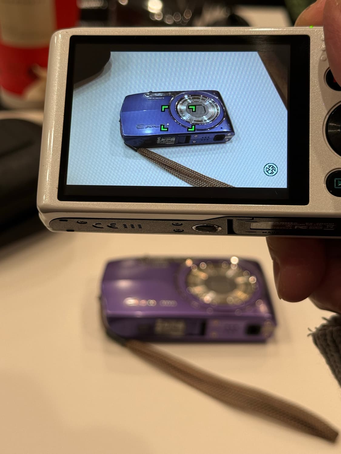 예쁜 핑크 빛 쿨톤 디카 카시오 엑슬림 ex-zr200 작례o 상품이미지8