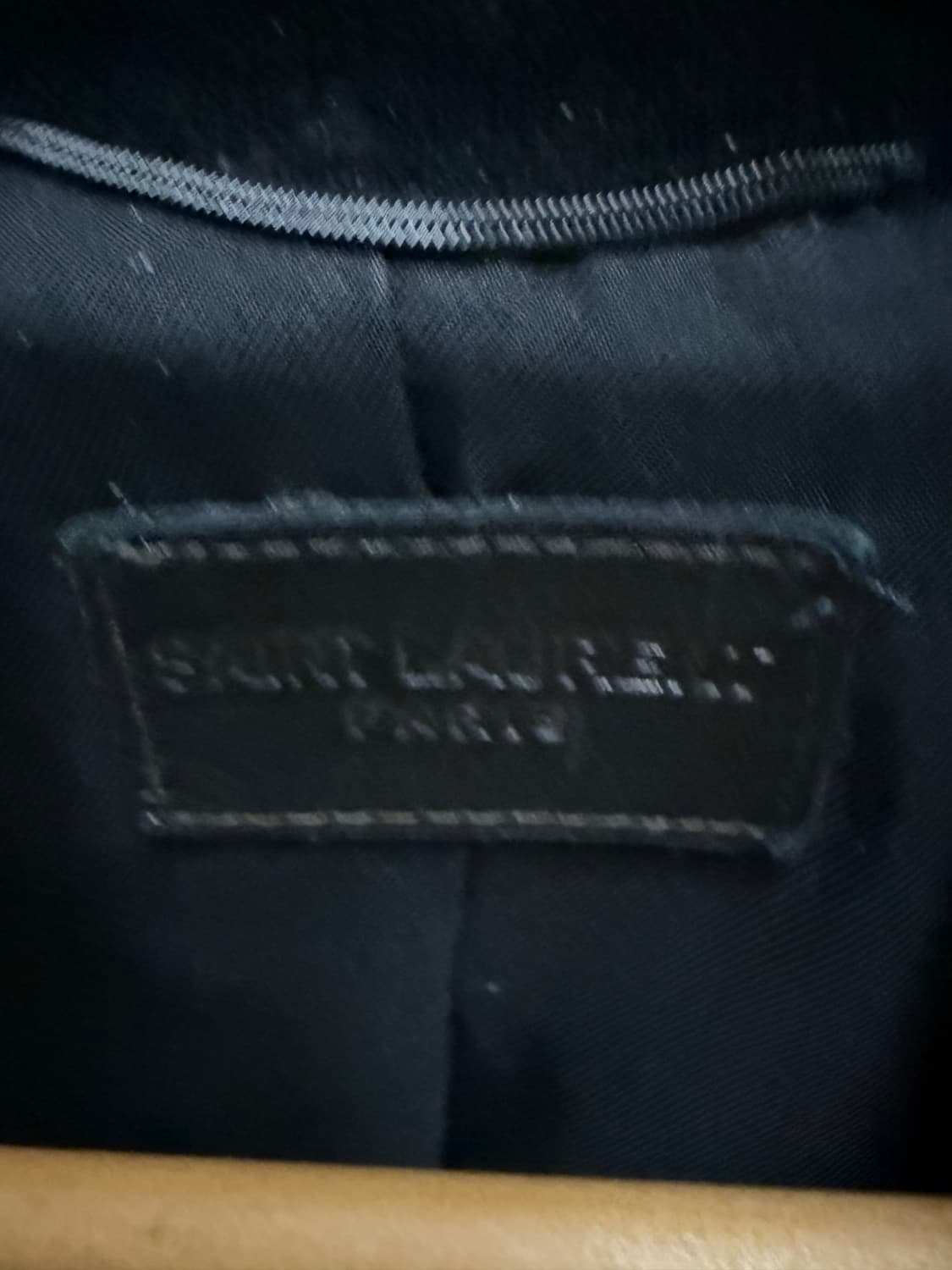 생로랑 뮤직노트 벨벳 자켓 음표 블랙 m 상품이미지4