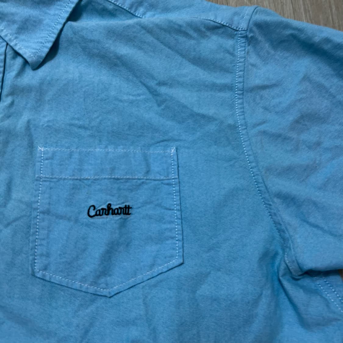 칼하트 로고 포켓 반팔셔츠 M 상품이미지3