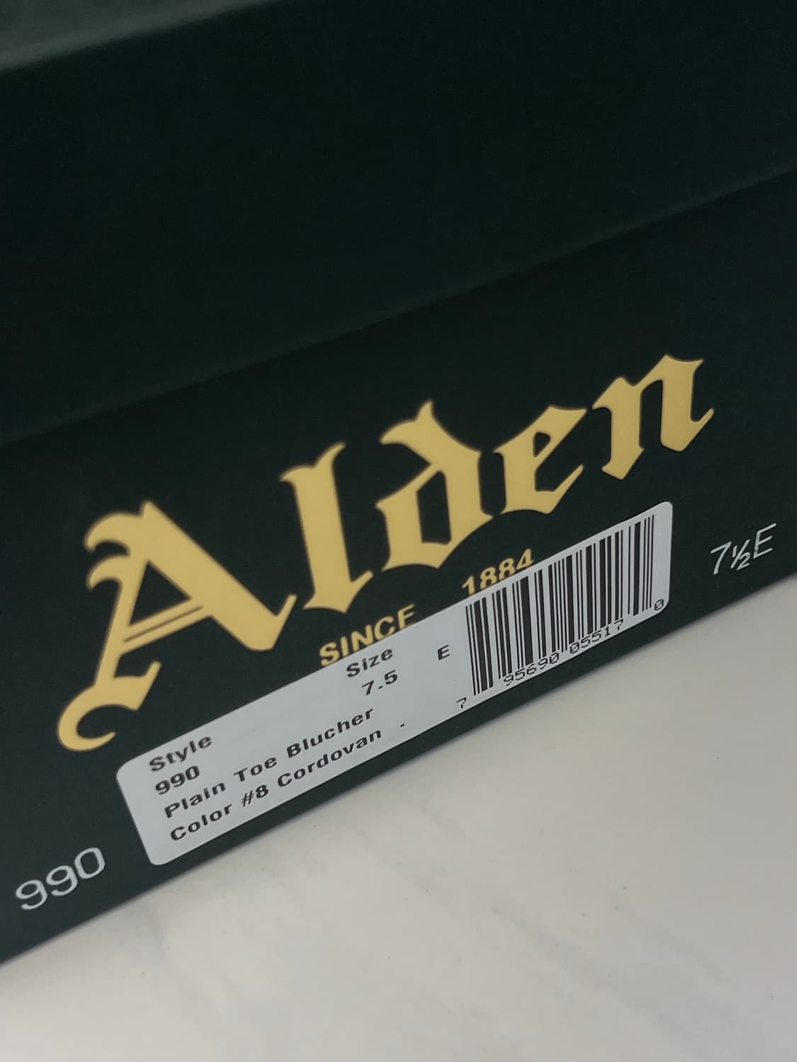 새상품) 알든 990 7.5 E 상품이미지4