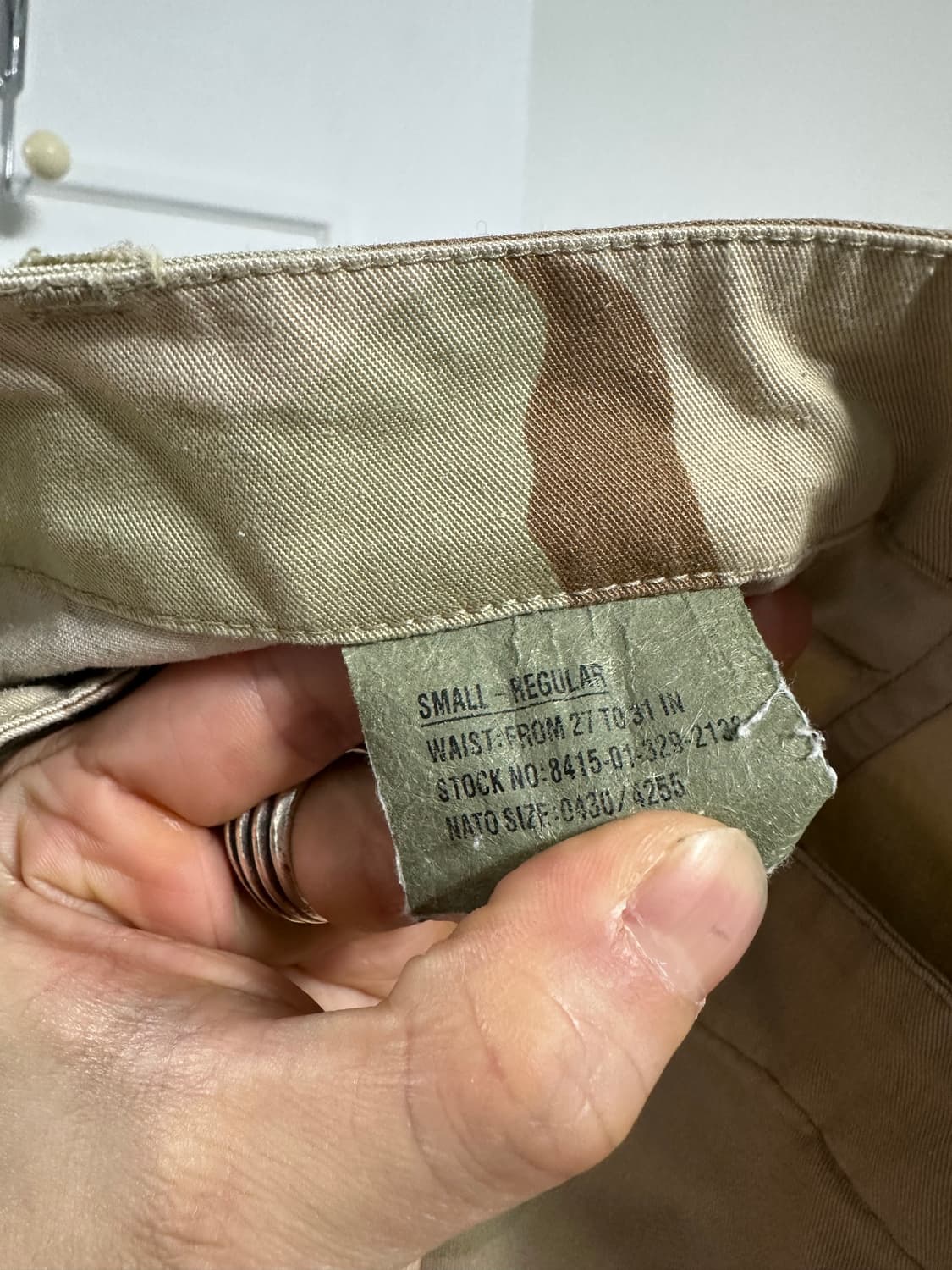 미군 BDU 데저트 카모 팬츠 상품이미지3