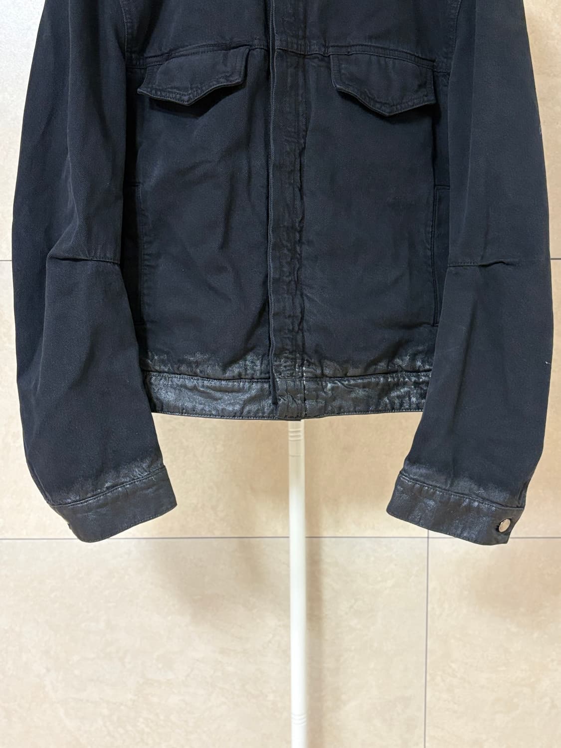 앤드뮐미스터 코팅 트리밍 데님 자켓 상품이미지3