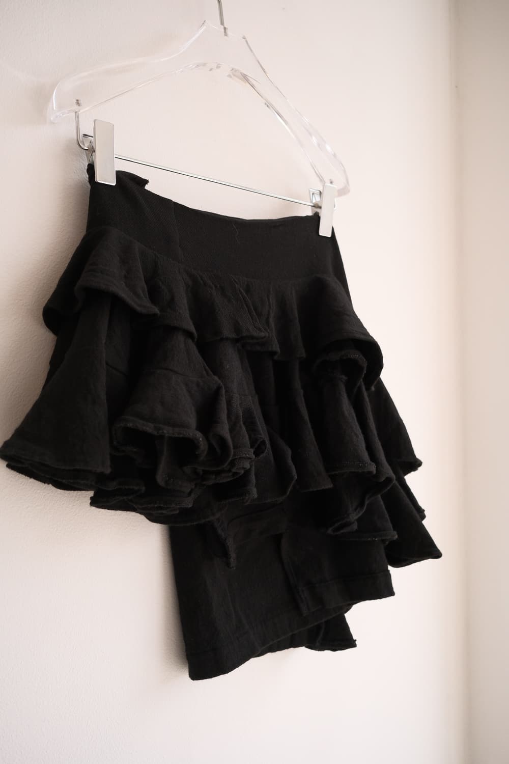 Shrunken wool frill layered wrap skirt 상품이미지9
