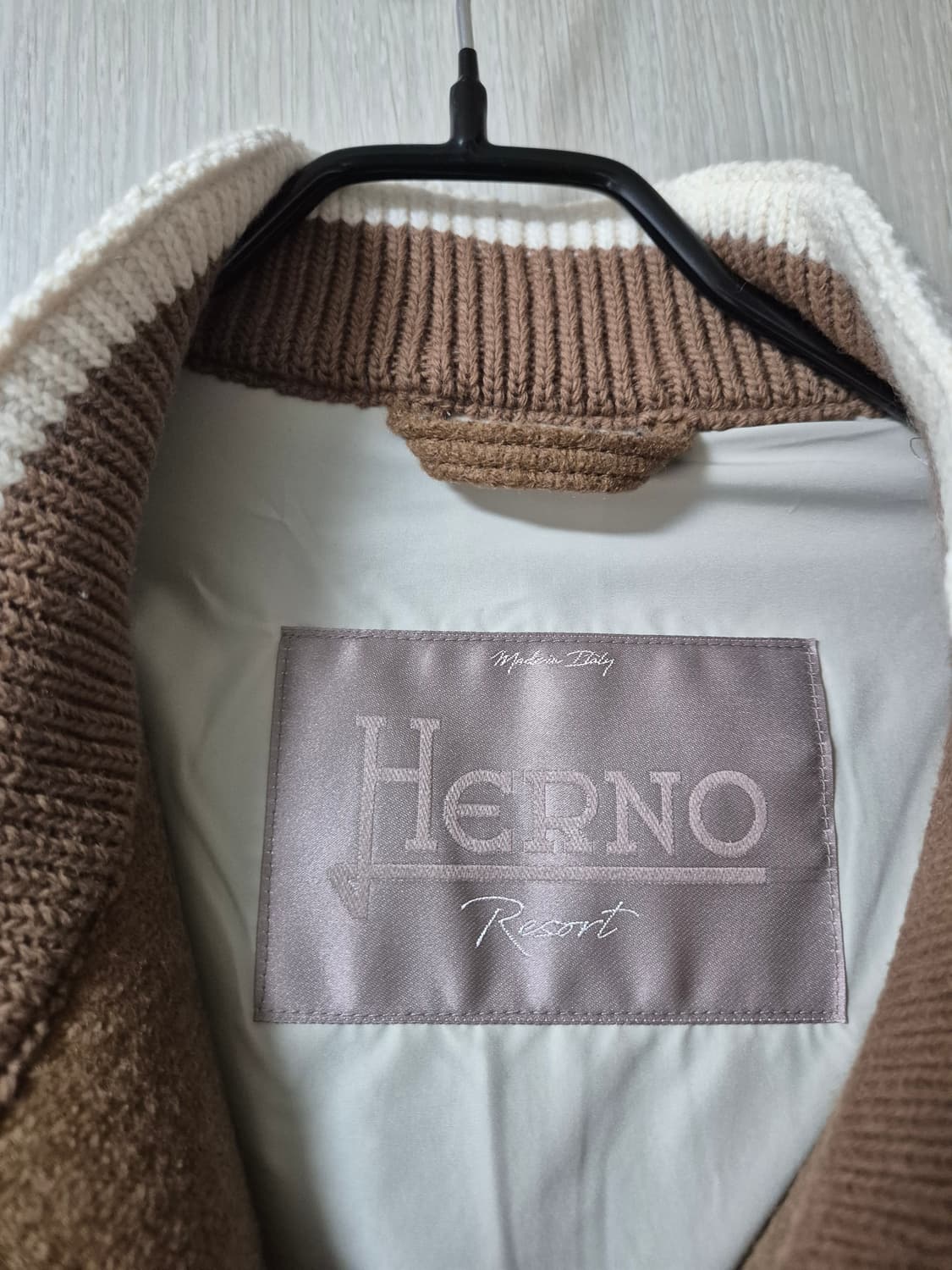 (정품) 에르노 남성 울자켓 울점퍼 52 (새제품급) 이태리 상품이미지2