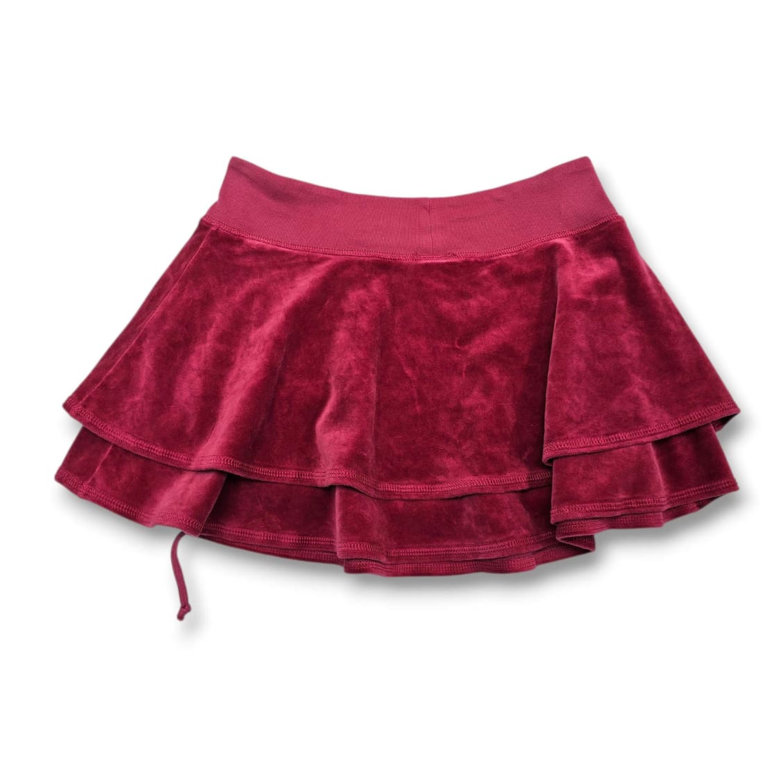 S Juicy Couture 프릴 치마 셋업 와인 상품이미지8