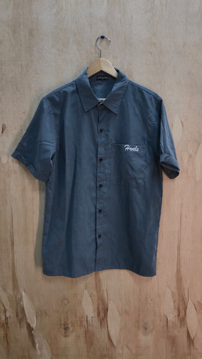 블루 반팔 셔츠 M 상품이미지1