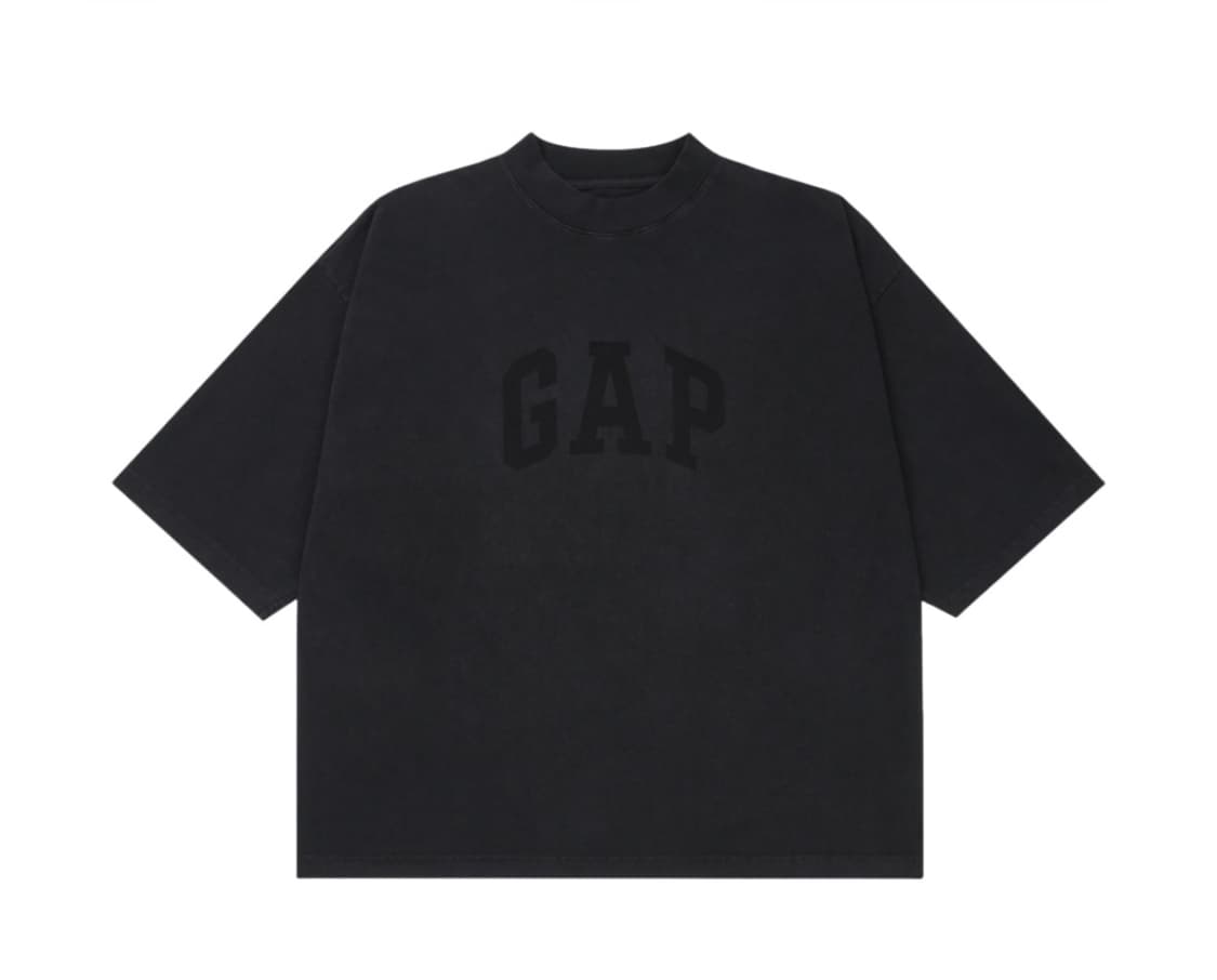 이지갭 발렌시아가 도브 3/4 슬리브 워시드블랙 M사이즈 판매합니다. 상품이미지1