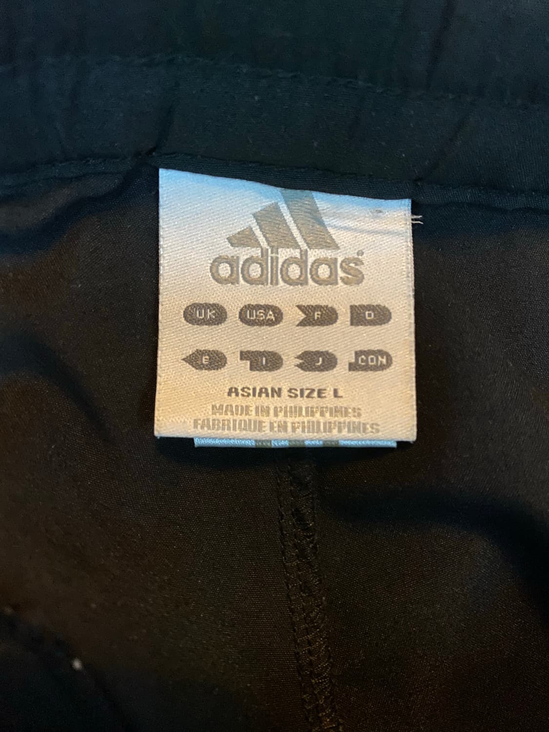아디다스 블랙 3선 팬츠 L 상품이미지7