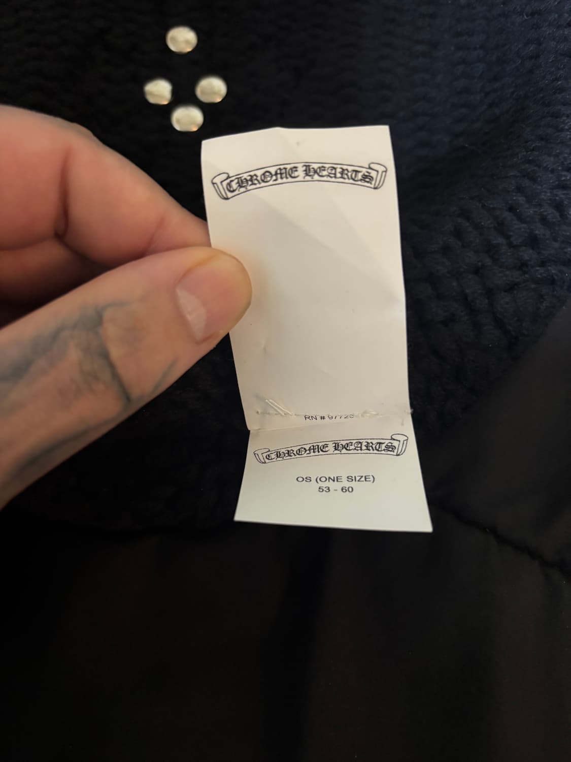 크롬하츠 크로스 참 패치 비니 상품이미지5