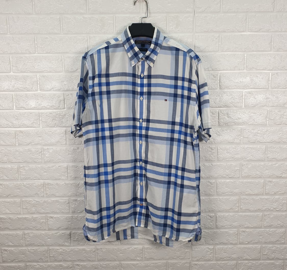 [105]타미힐피거 반팔 체크셔츠 상품이미지2