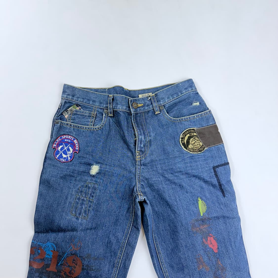 폴로 랄프로렌 패치워크 데님팬츠 상품이미지2