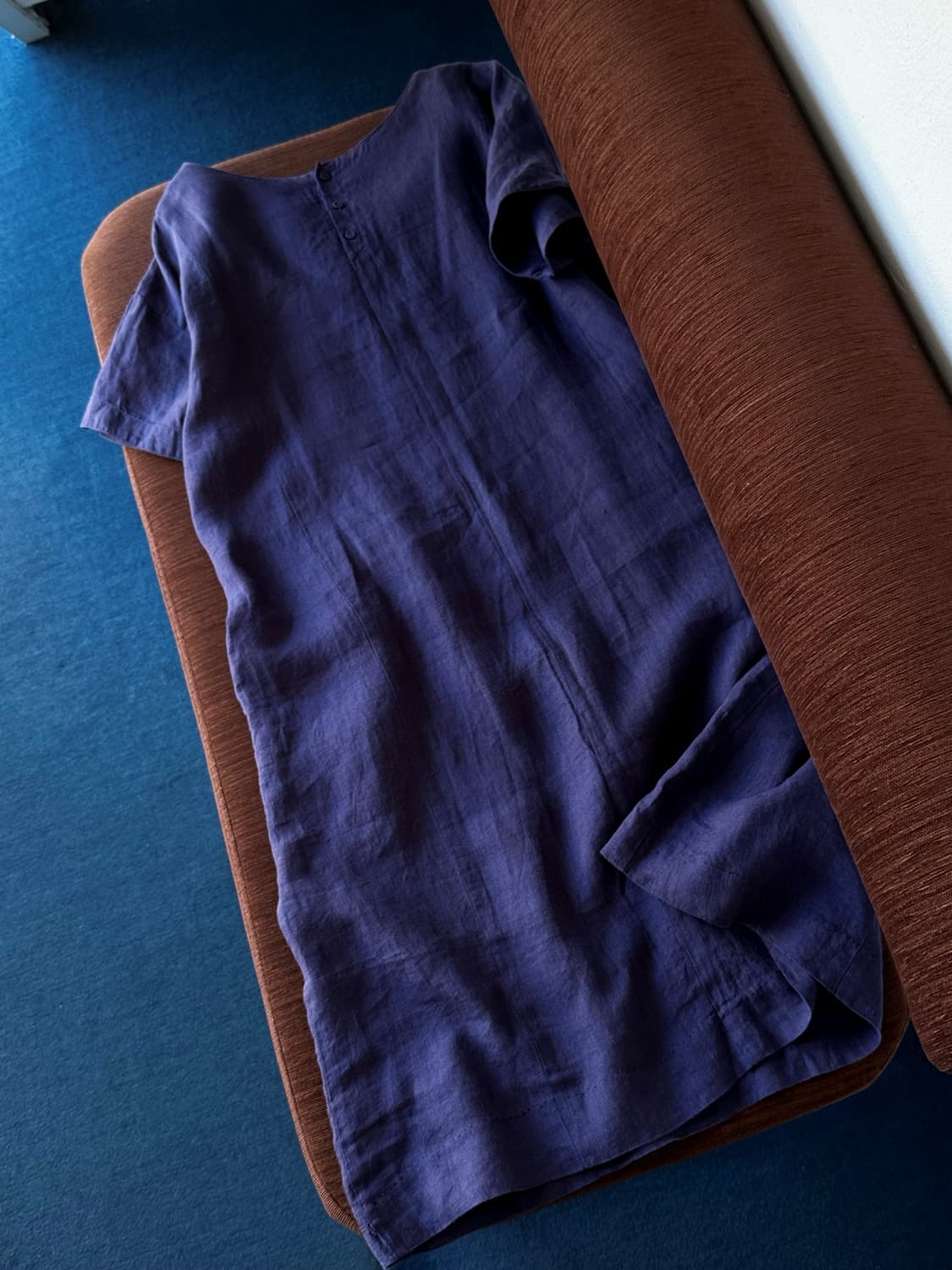 Linen wide design onepiece 상품이미지10