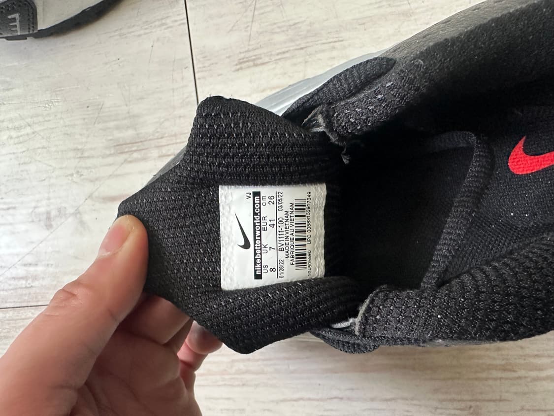 나이키 샥스 R4 메탈릭 실버 레드 260(8US) 상품이미지6