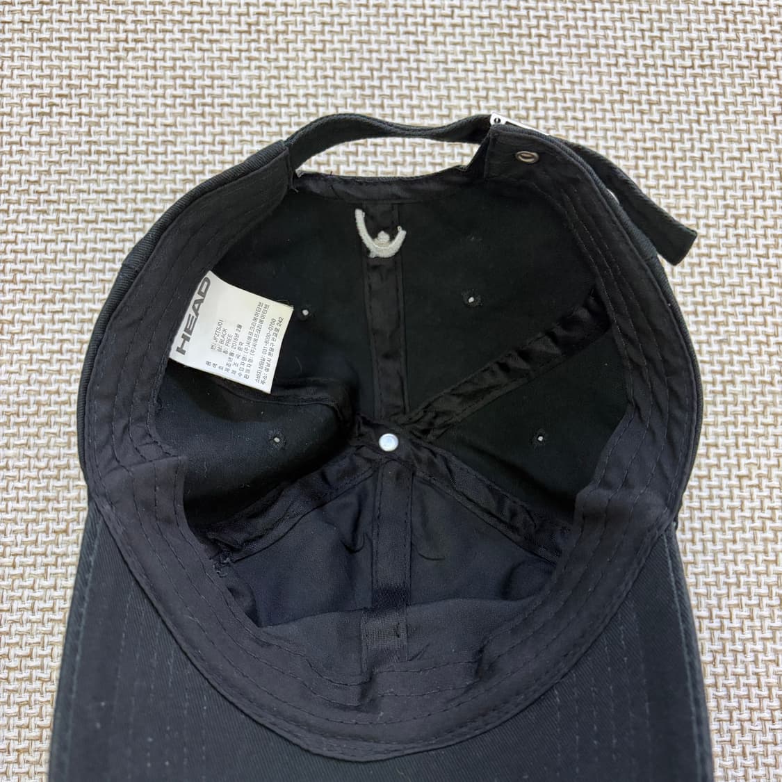 F HEAD 블랙 캡 모자 0622D1 상품이미지6