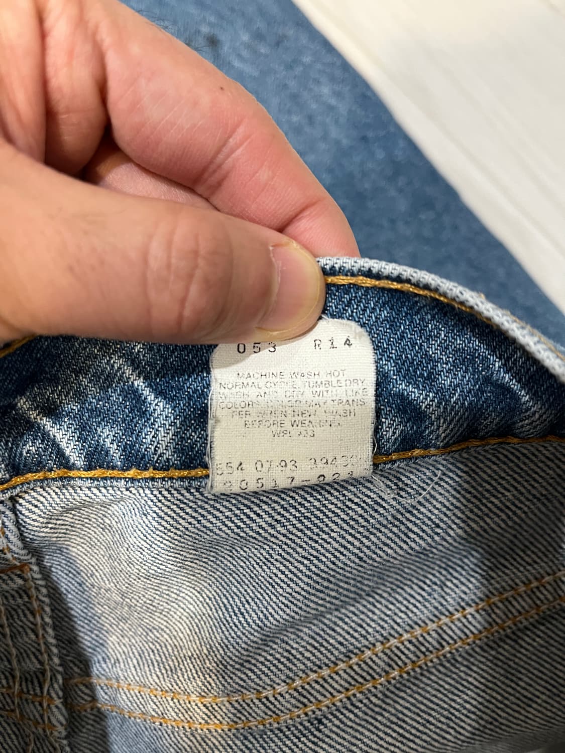 빈티지 리바이스 517 오렌지탭 34x30 중청 상품이미지5