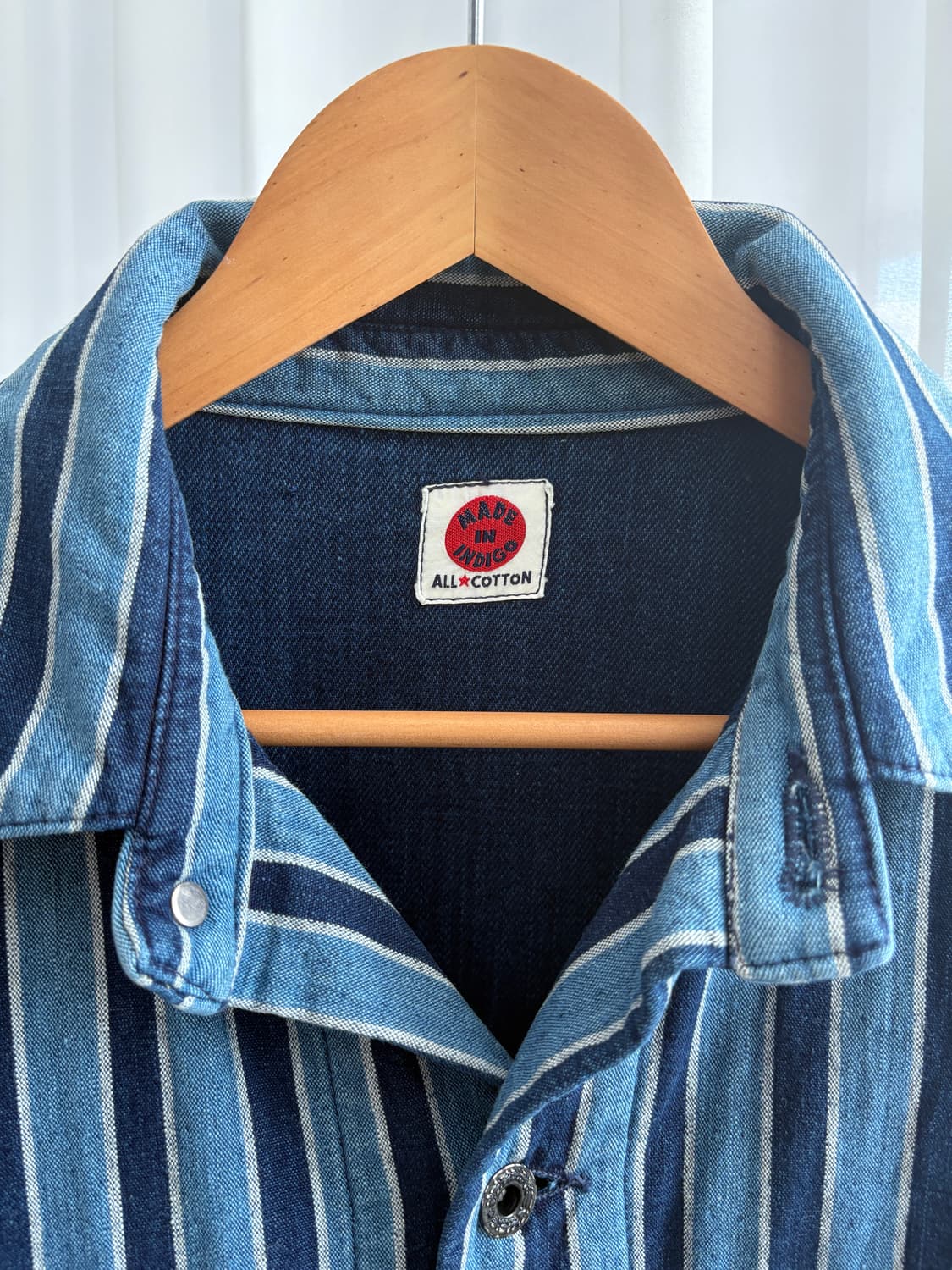 메이드 인 인디고 스트라이프 커버올 상품이미지10