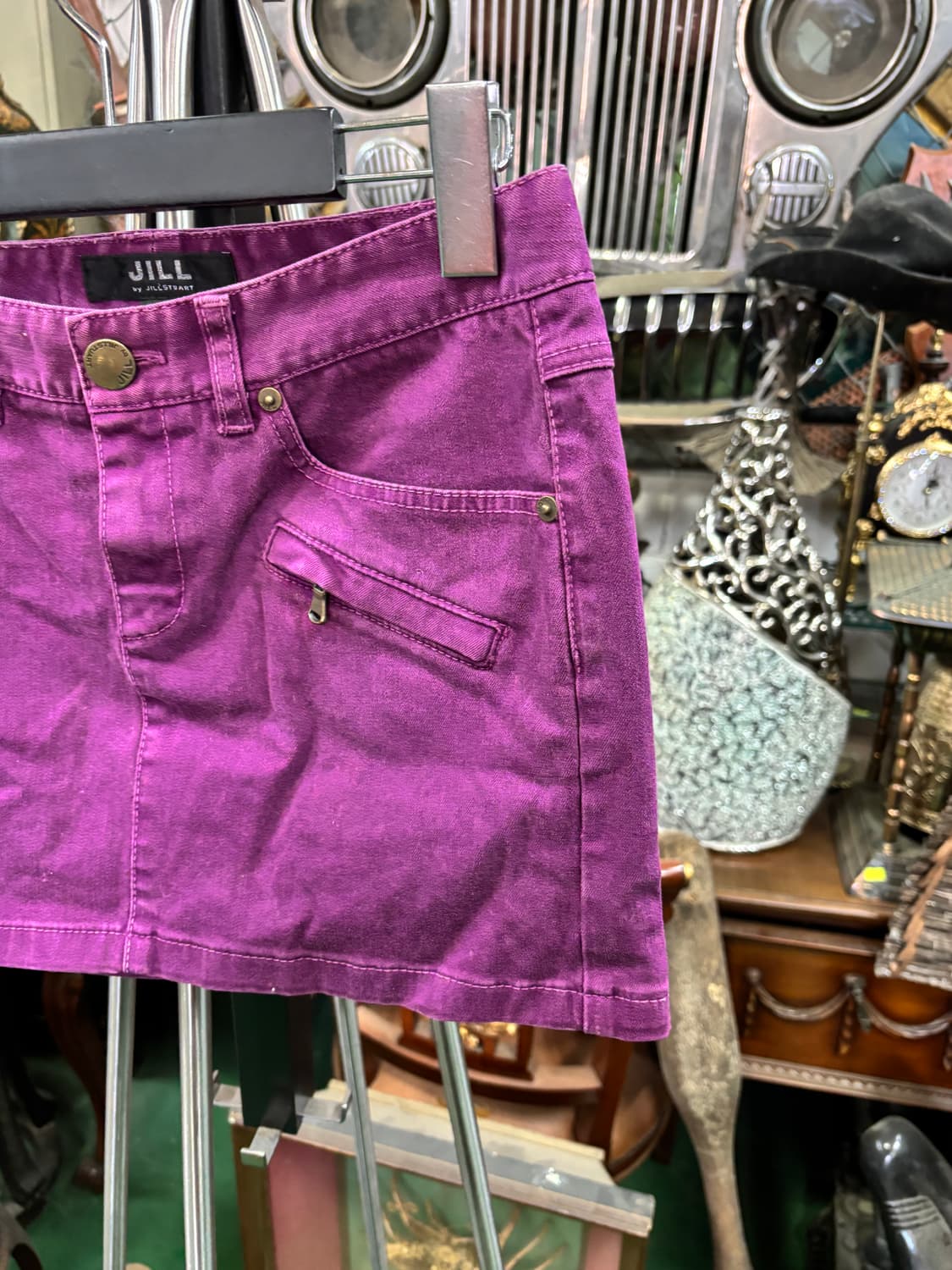 질바이질스튜어트 보라 데님 미니 스커트 상품이미지3