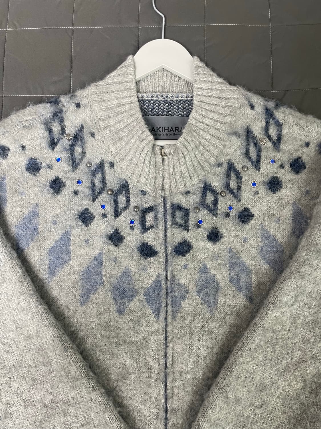 가키하라 니트집업 상품이미지2